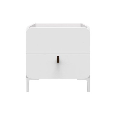 VELADOR MODERNO APPLIN BLANCO 2 CAJONES RYR MUEBLES