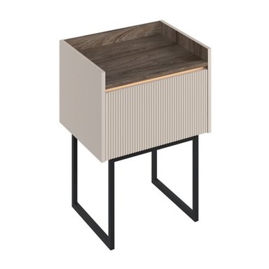 VELADOR MODERNA NIO 1 CAJÓN HUMO RYR MUEBLES