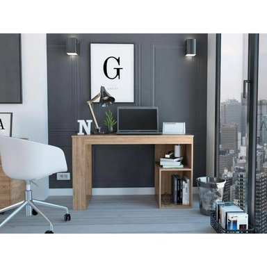 ESCRITORIO MODERNO MINIMALISTA BIANCA 120 CM MIEL RYR MUEBLES