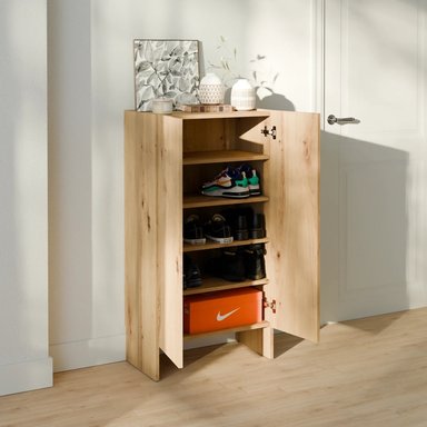 ZAPATERA CON CORTE PARA ZÓCALO MÍA 2 PUERTAS DUNA RYR MUEBLES