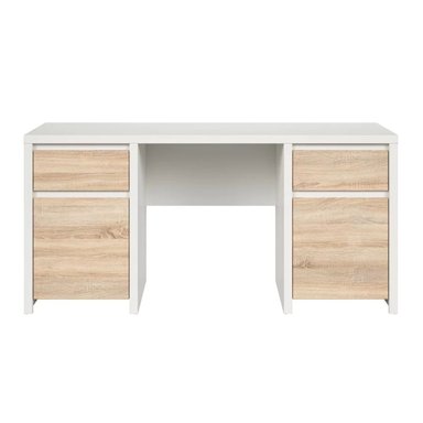 ESCRITORIO MODERNO SHINONOME BLANCO Y DUNA RYR MUEBLES