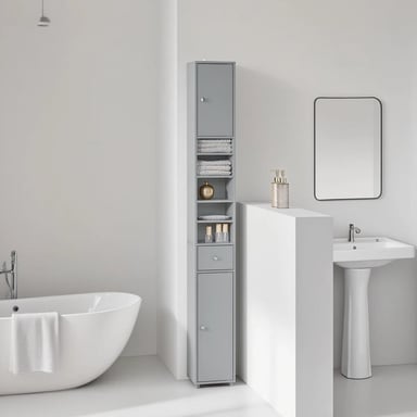 MUEBLE DE BAÑO HELENA GRIS RYR MUEBLES - 2