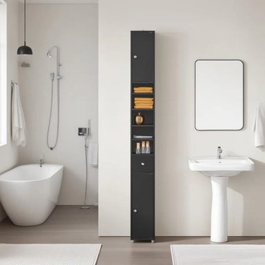 MUEBLE DE BAÑO HELENA NEGRO RYR MUEBLES