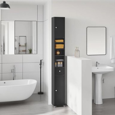 MUEBLE DE BAÑO HELENA NEGRO RYR MUEBLES - 2