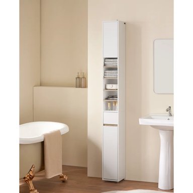MUEBLE DE BAÑO HELENA BLANCO Y PANELA RYR MUEBLES