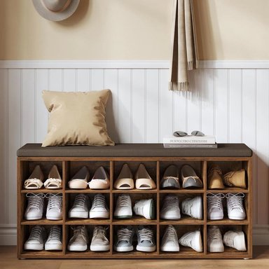 ZAPATERA MODERNA LOUISE FUMÉ RYR MUEBLES - 2