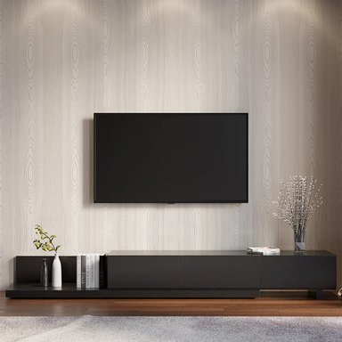 MUEBLE DE TV MODERNO 80' SHINOHA NEGRO RYR MUEBLES