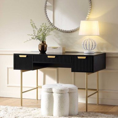 ESCRITORIO MODERNO TIANBA NEGRO RYR MUEBLES