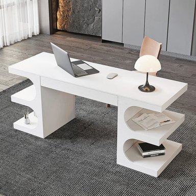 ESCRITORIO MODERNO FARMA BLANCO RYR MUEBLES