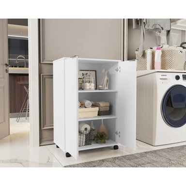 ARMARIO MULTIUSOS PARA LAVANDERÍA TOME BLANCO 2 PUERTAS RYR MUEBLES - 2