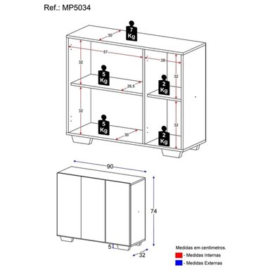 ARMARIO MULTIUSOS PARA LAVANDERÍA ATE NEGRO 3 PUERTAS RYR MUEBLES - 4