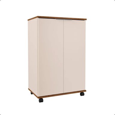ARMARIO MULTIUSOS PARA LAVANDERÍA TOME CAPRI Y MARRÓN 2 PUERTAS RYR MUEBLES - 2