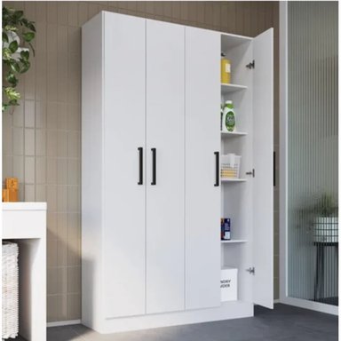 ARMARIO MULTIUSOS CAYU BLANCO 4 PUERTAS RYR MUEBLES