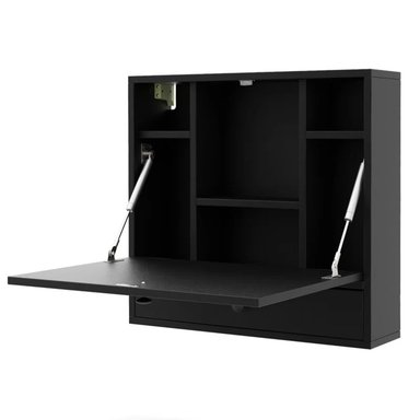 ESCRITORIO FLOTANTE SPIEGEL NEGRO RYR MUEBLES - 2