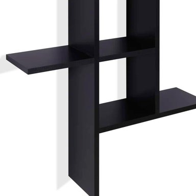 ESTANTE FLOTANTE NOZOMU NEGRO RYR MUEBLES - 2