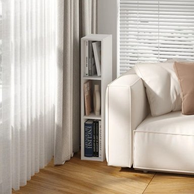 ESTANTE MODERNO KENGO BLANCO 3 ESPACIOS 15 CM RYR MUEBLES - 1