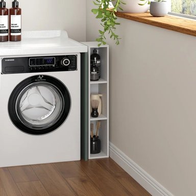 ESTANTE MODERNO KENGO BLANCO 3 ESPACIOS 15 CM RYR MUEBLES - 3