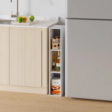 ESTANTE MODERNO KENGO BLANCO 3 ESPACIOS 15 CM RYR MUEBLES - 4