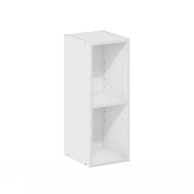 ESTANTE MODERNO KENGO BLANCO 2 ESPACIOS 20 CM RYR MUEBLES - 4
