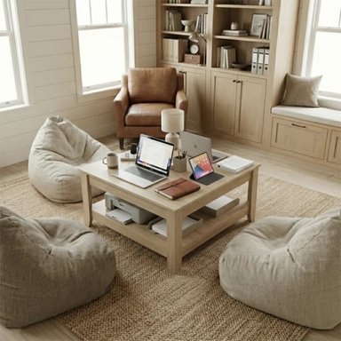 MESA DE CENTRO KAEL PANELA RYR MUEBLES - 1