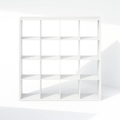 ESTANTE MODERNO 16 ESPACIOS 37 CM KENGO BLANCO RYR MUEBLES - 2