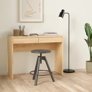 ESCRITORIO MODERNO ABBY 2 CAJONES ROVERE RYR MUEBLES - 1
