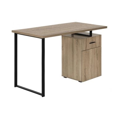 ESCRITORIO MODERNO POLO 1 CAJÓN 1 PUERTA MARRÓN RYR MUEBLES - 2