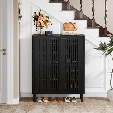 ZAPATERA MODERNA RAMIRO NEGRO RYR MUEBLES - 3