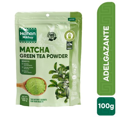 HARINA TÉ VERDE HANAN SOBRE 100 GR