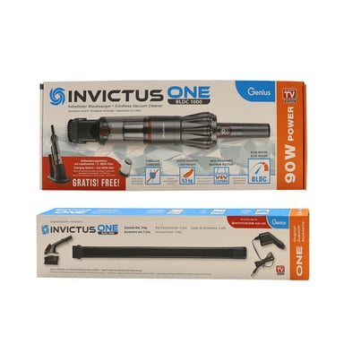 ASPIRADORA QUALITY PRODUCTS INALÁMBRICO MANO INVICTUS ONE GRIS + ACCESORIOS P01385 IOP01385 - 5