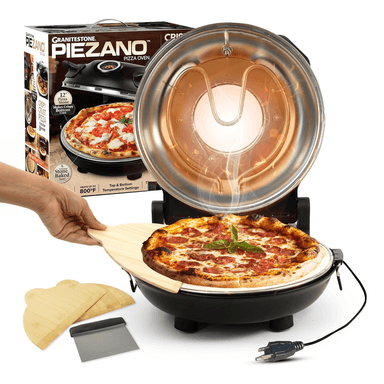 QUALITY PRODUCTS HORNO PARA PIZZA DE ENCIMERA ELÉXTRICA GRANITESTONE PIEZANO PIZZA OVEN 501379