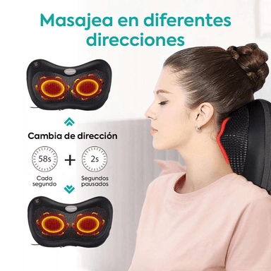 ALMOHADA MASAJEADORA SHIATSU CON CALOR RELAX ME - 2