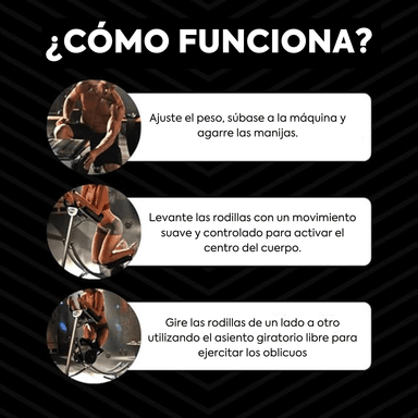 MÁQUINA ABDOMINAL AB COASTER MAX - 6