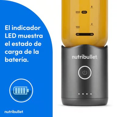 EXTRACTOR DE NUTRIENTES PORTÁTIL NUTRIBULLET FLEX 650 ML NEGRO - 2