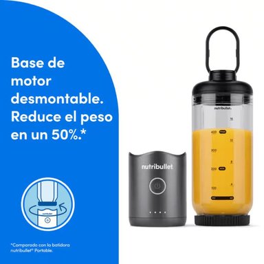 EXTRACTOR DE NUTRIENTES PORTÁTIL NUTRIBULLET FLEX 650 ML NEGRO - 3