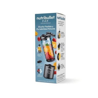EXTRACTOR DE NUTRIENTES PORTÁTIL NUTRIBULLET FLEX 650 ML NEGRO - 5