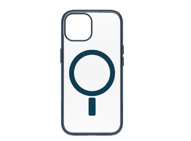 CASE CLEAR CON MAGSAFE MAGNETICO PARA IPHONE 15 AZUL - 1