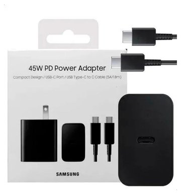 CARGADOR SAMSUNG EP-T4510XBEGUS 45W PARA GALAXY S25 ULTRA CABLE 1.8 MEROS - 1