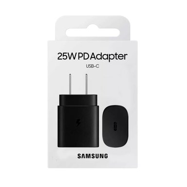 ADAPTADOR SAMSUNG 25W EP-TA800 PARA GALAXY A55/A56 NEGRO - 1