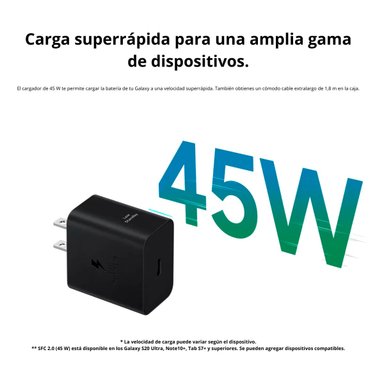 ADAPTADOR SAMSUNG 45W PARA GALAXY S25, S25 PLUS, S25 ULTRA - 4