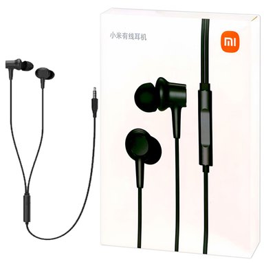 AUDÍFONOS XIAOMI EARPHONES WIRED NEGRO DDQ02WM - 1