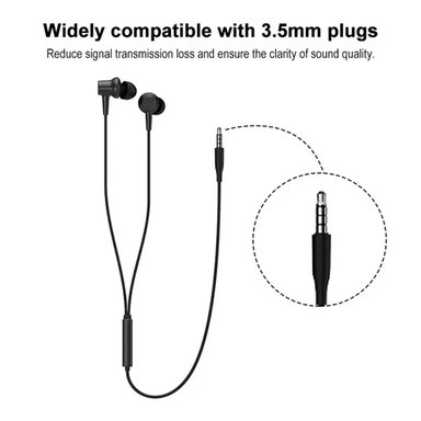 AUDÍFONOS XIAOMI EARPHONES WIRED NEGRO DDQ02WM - 4