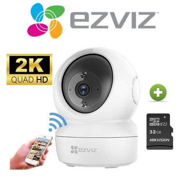 CÁMARA EZVIZ WIFI GIRATORIA 2K + 32 GIGAS 128 GB - 1