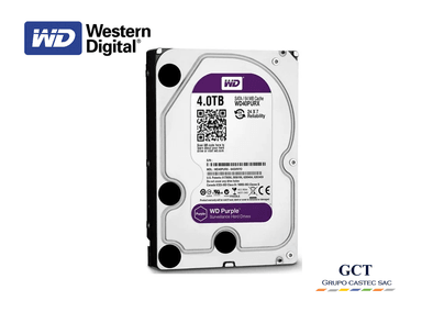 DISCO DURO WESTERN DIGITAL PÚRPURA 4 TB