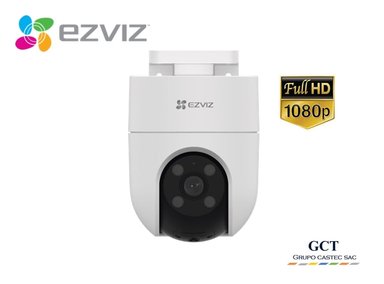 CÁMARA SEGURIDAD EZVIZ EXTERIOR GIRATORIA 360° H8C WIFI 1080P