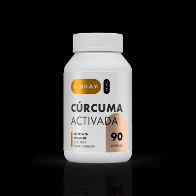 SUPLEMENTOS NIBRAY CÚRCUMA CON PIMIENTA NEGRA Y KION 90 CÁPSULAS