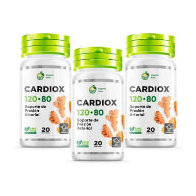 SUPLEMENTO CÁPSULAS BLANDAS CARDIOX DIURETICO NATURAL PACK 3X2