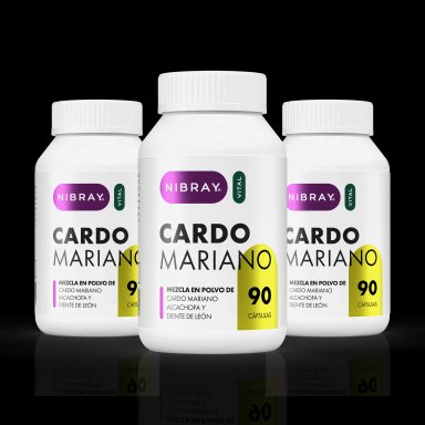 SUPLEMENTO NIBRAY CARDO MARIANO SILIMARINA ALCACHOFA Y DIENTE DE LEON PACK 3X2