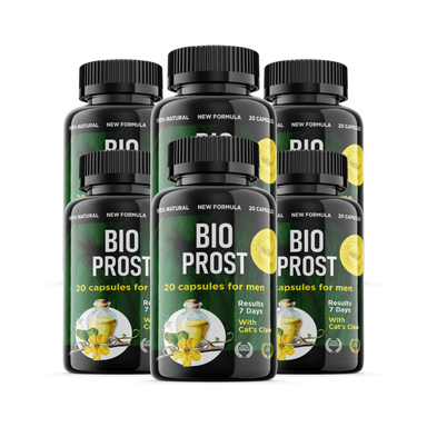 SUPLEMENTO BIOPROST CÁPSULAS BLANDAS CON UÑA DE GATO PACK 6 FRASCOS