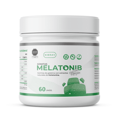 MELATONINA NIBRAY MELATONIB GOMITAS 60UND PARA ADULTOS 5 MG